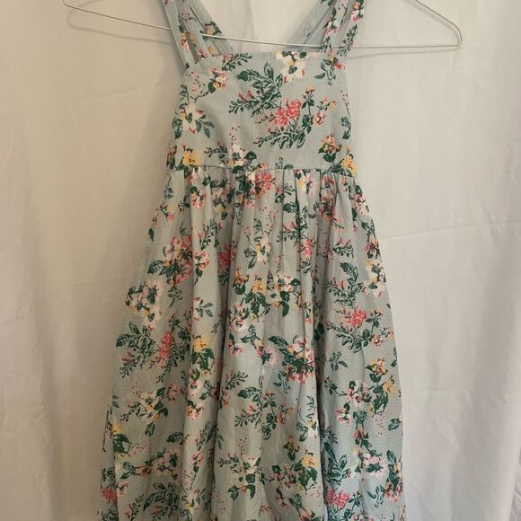 Pink and Blue Sundress Casual Sleeveless - Picture 2 of 7